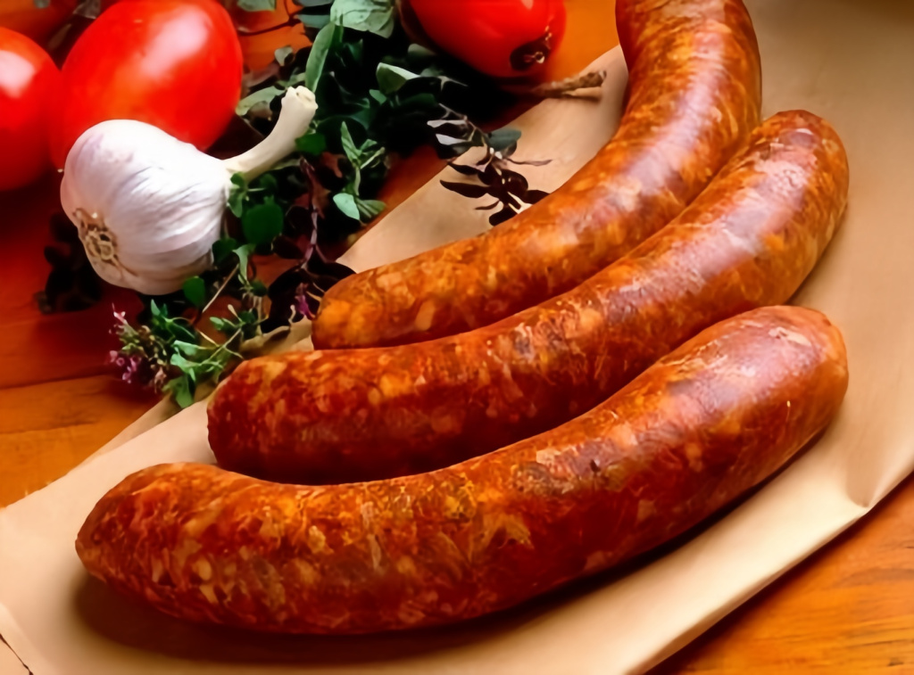  Колбаса рубленая "Датская" горячего копчения