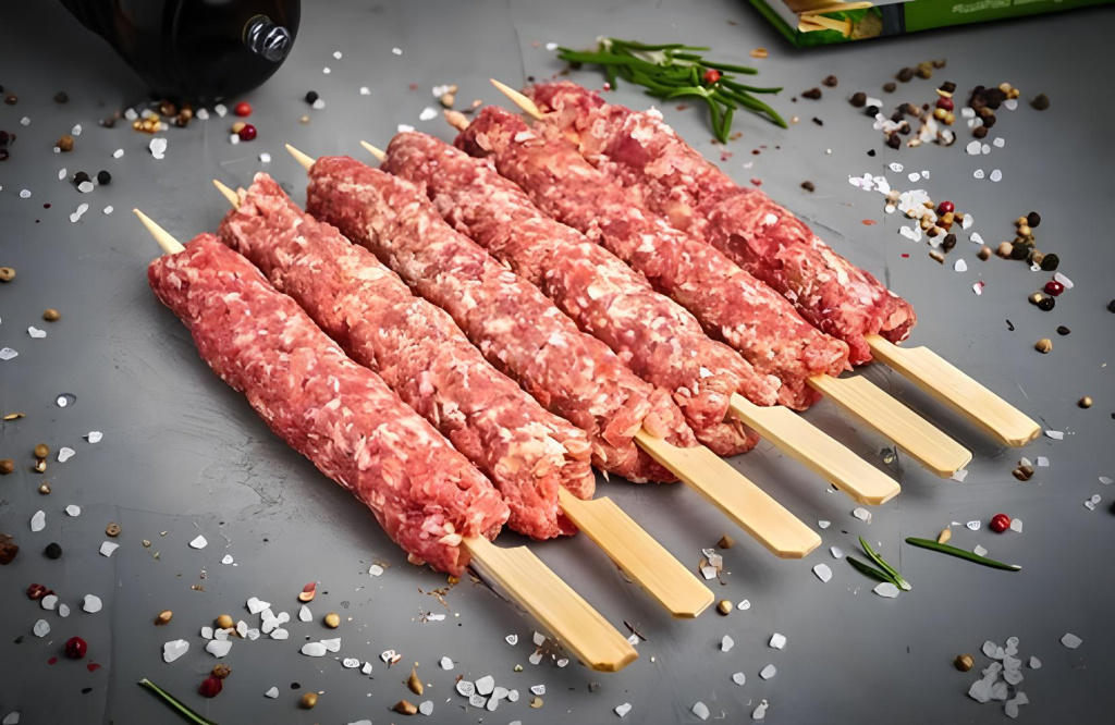  Люля-кебаб из мраморной говядины